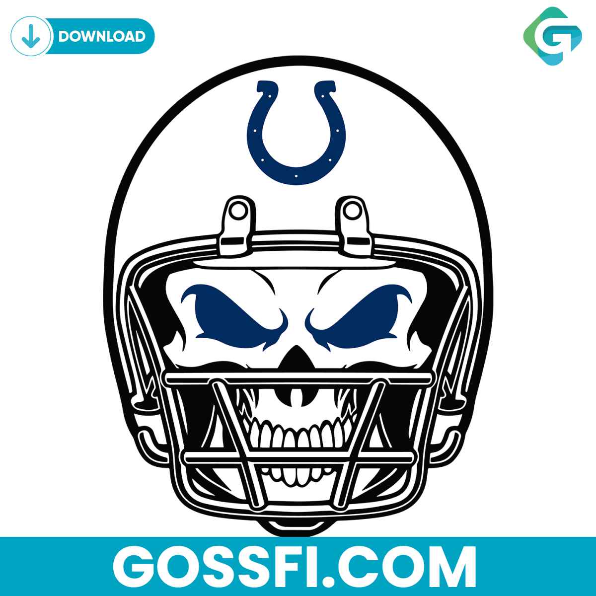 indianapolis-colts-skull-helmet-svg