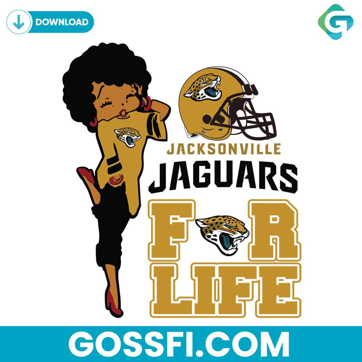 jacksonville-jaguars-for-life-helmet-svg