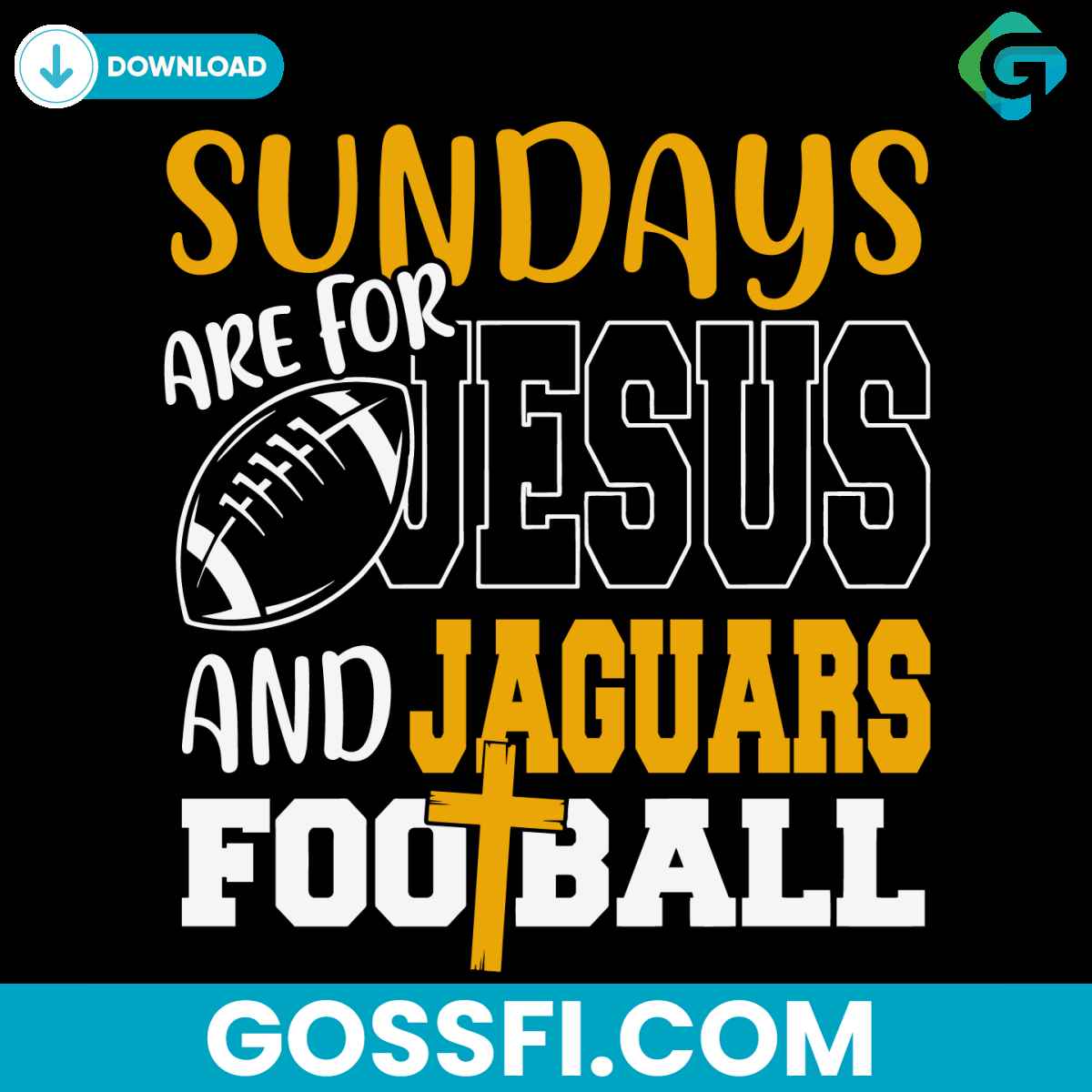 sundays-are-for-jesus-and-jaguars-football-svg