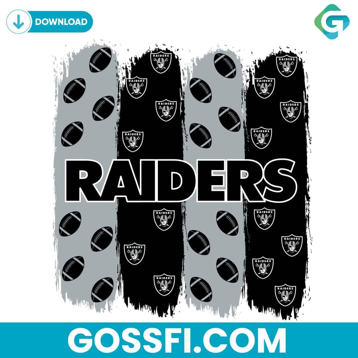 las-vegas-raiders-football-pattern-svg