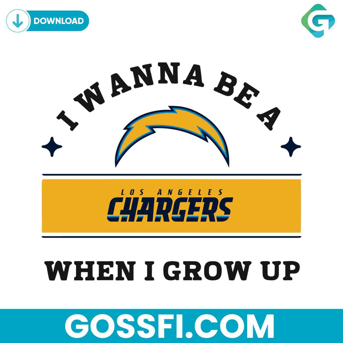 i-wanna-be-a-chargers-when-i-grow-up-svg