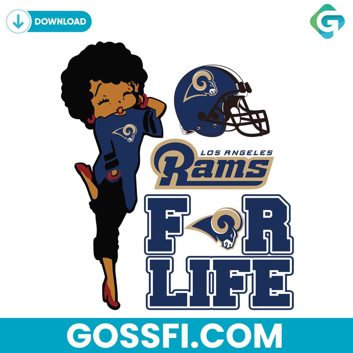 los-angeles-rams-for-life-svg-digital-download