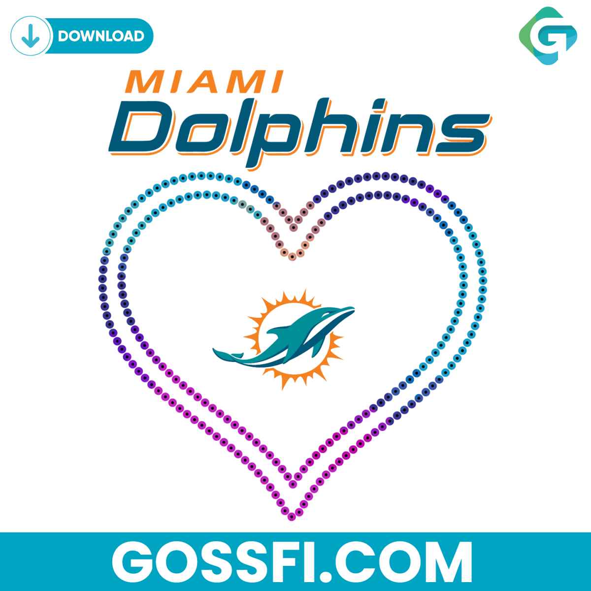 miami-dolphins-heart-svg-digital-download