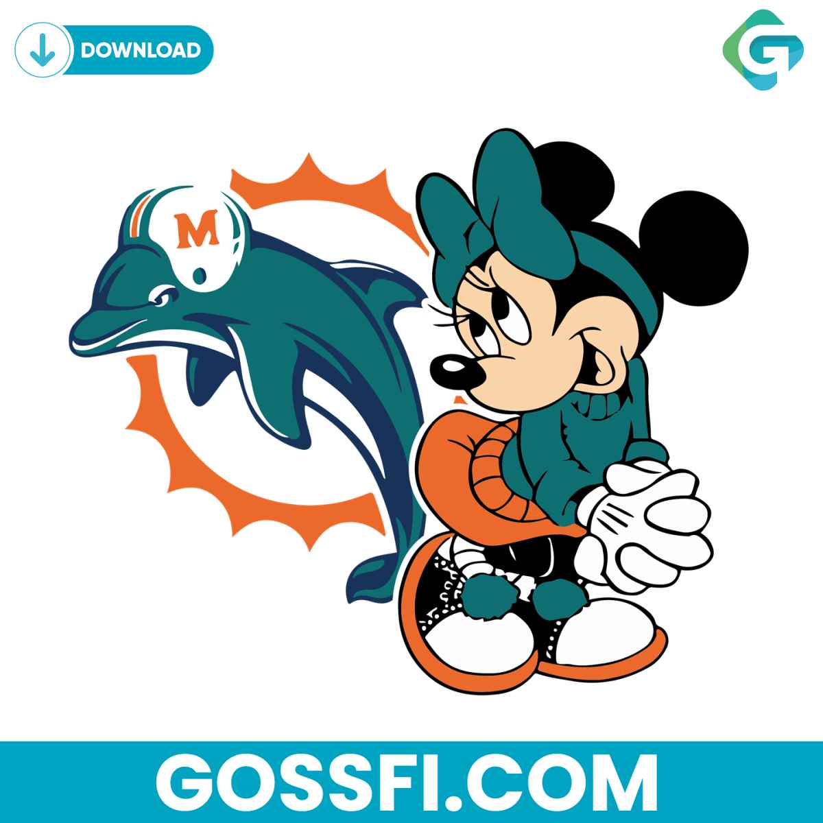 miami-dolphins-minnie-svg-digital-download