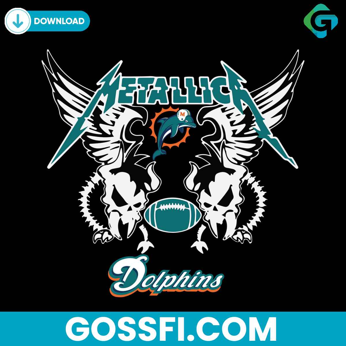 metallica-dolphins-svg-digital-download