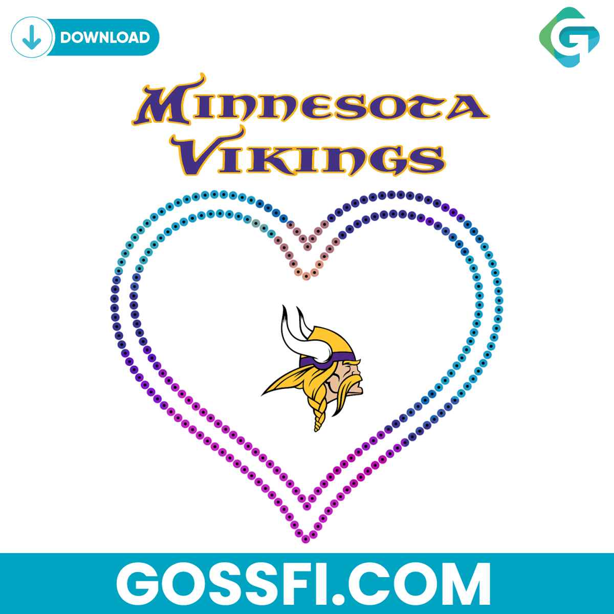 minnesota-vikings-heart-svg-digital-download