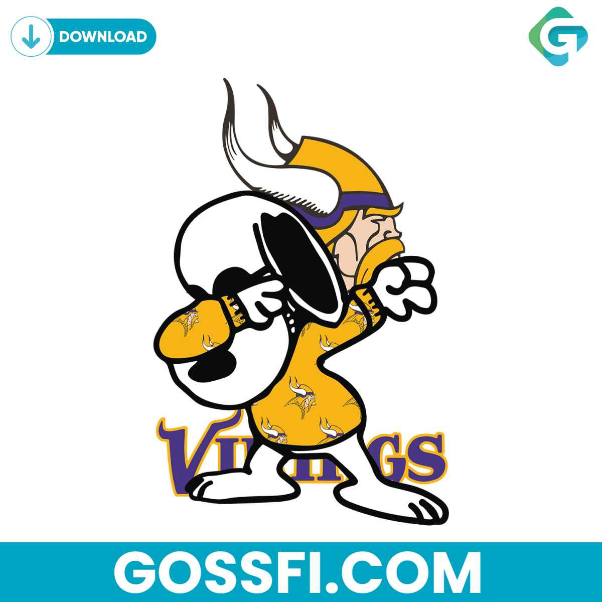 vikings-snoopy-svg-digital-download