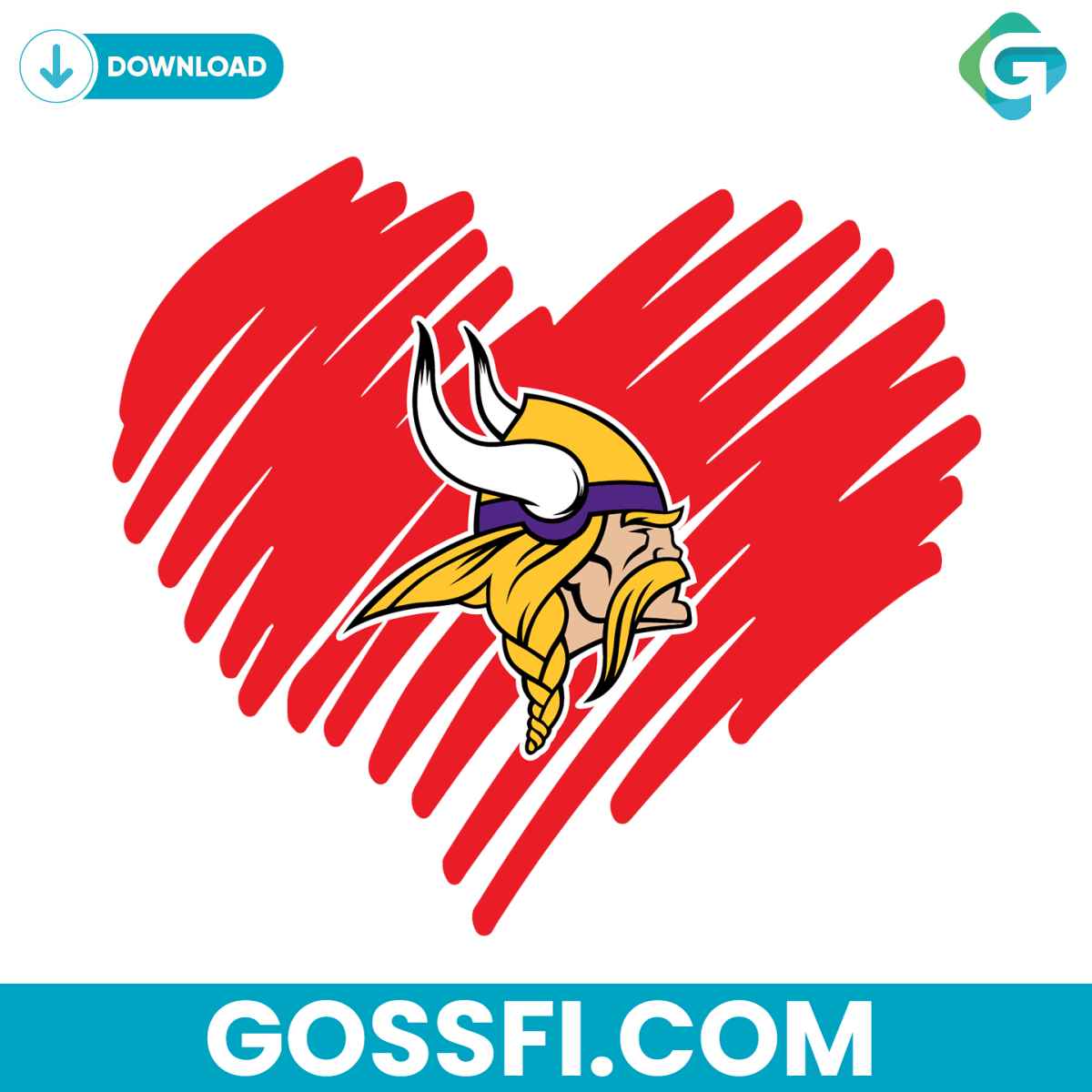 minnesota-vikings-heart-svg-digital-download