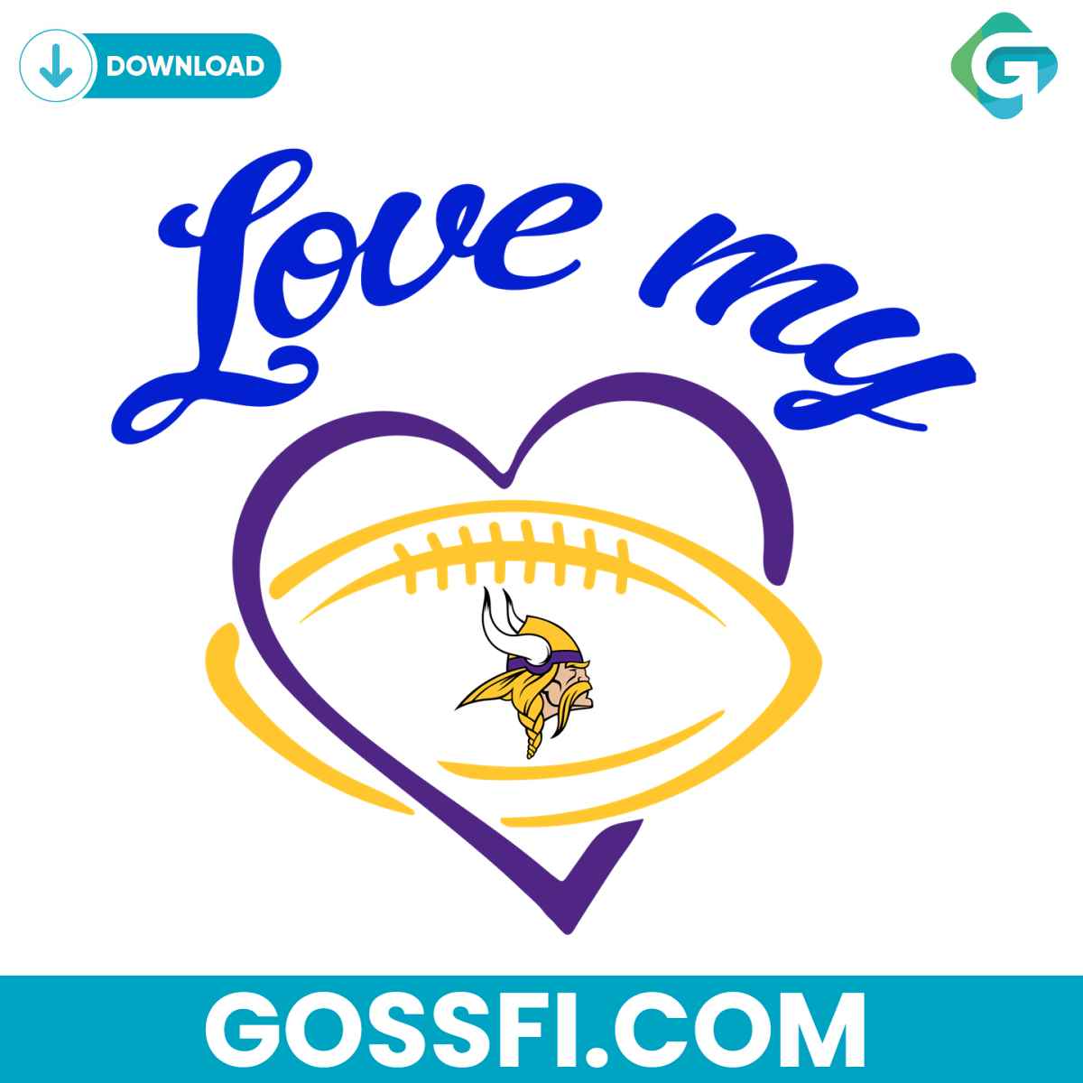 love-my-minnesota-vikings-svg-digital-download