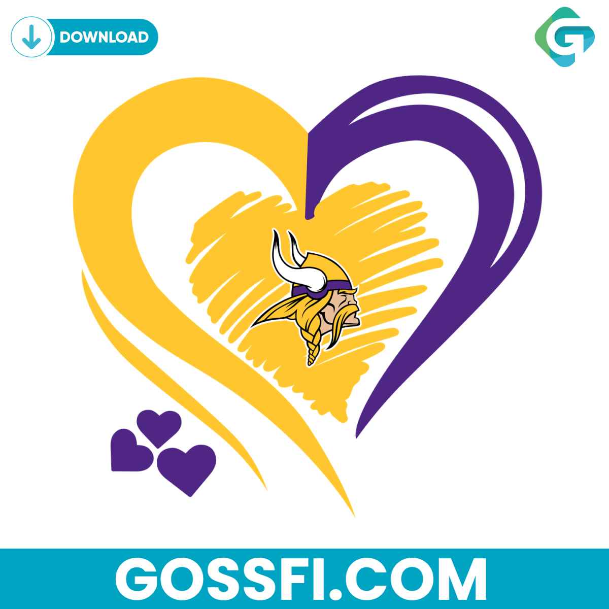 minnesota-vikings-heart-logo-svg-digital-download