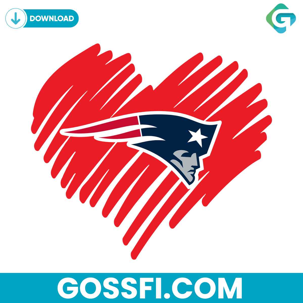 new-england-patriots-heart-svg-digital-download