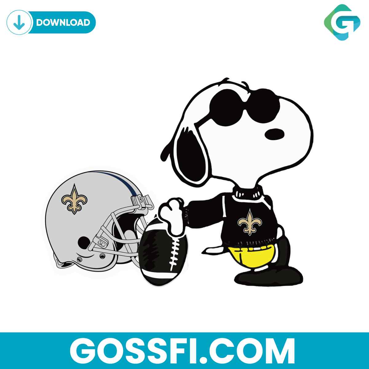 new-orleans-saints-and-snoopy-svg-digital-download