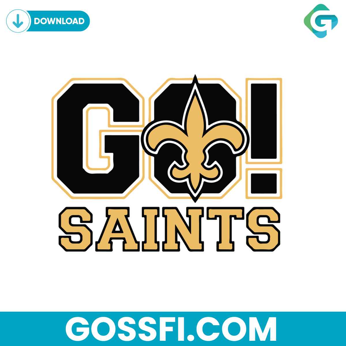 go-saints-logo-svg-digital-download