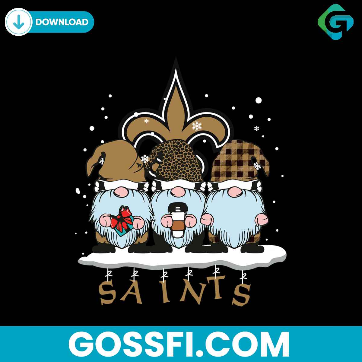 new-orleans-saints-gnomes-svg-digital-download