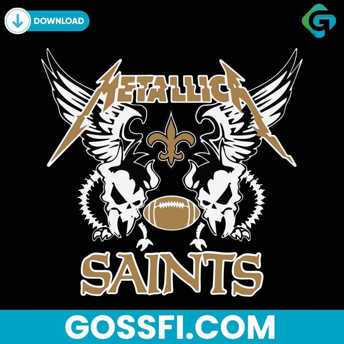 metallica-saints-football-svg-digital-download