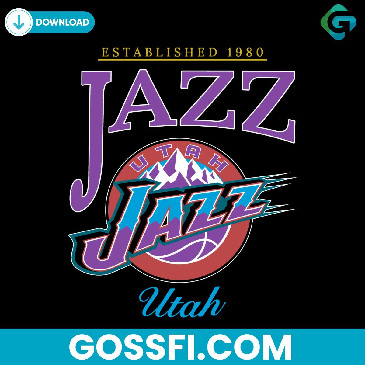 vintage-nba-utah-jazz-basketball-svg-digital-download