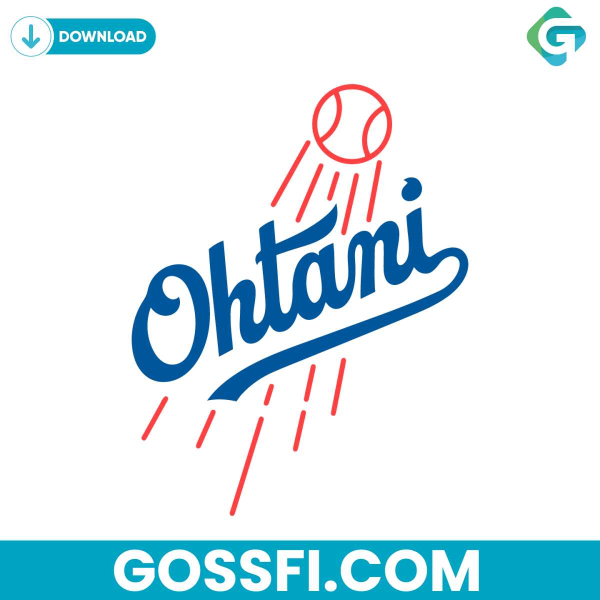 ohtani-los-angeles-dodgers-baseball-svg-digital-download
