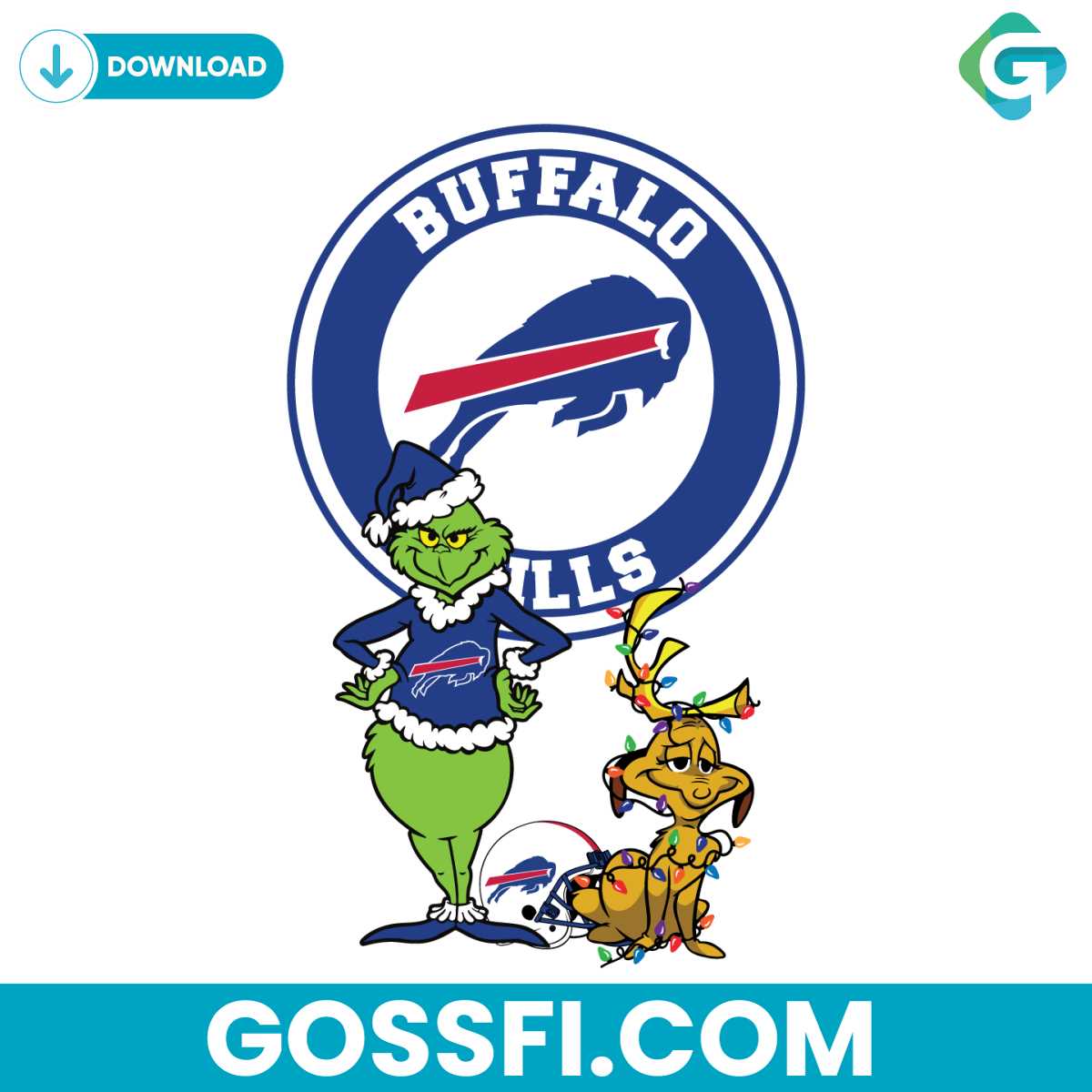 grinch-and-max-buffalo-bills-svg-digital-download