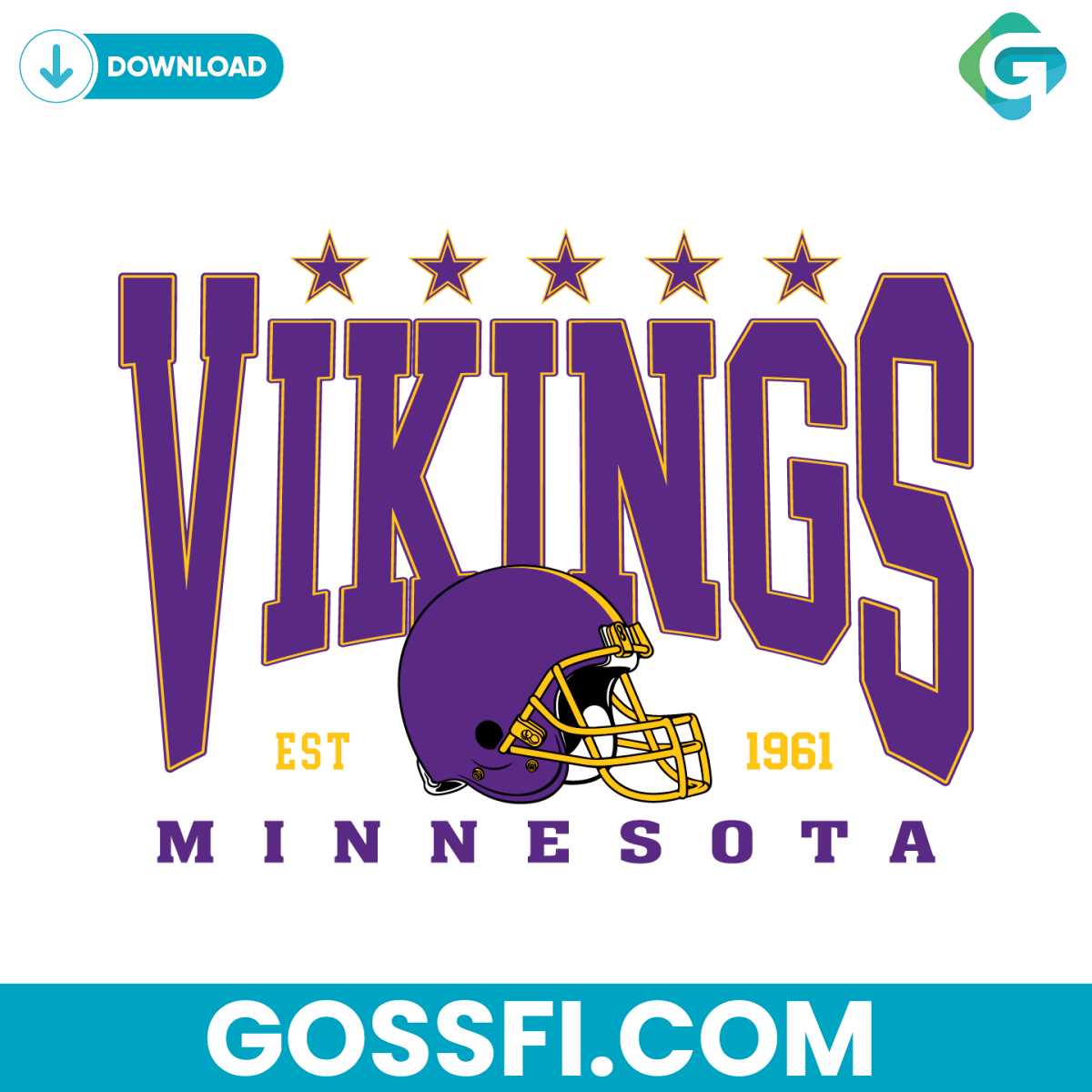 minnesota-vikings-1961-helmet-stars-svg-digital-download