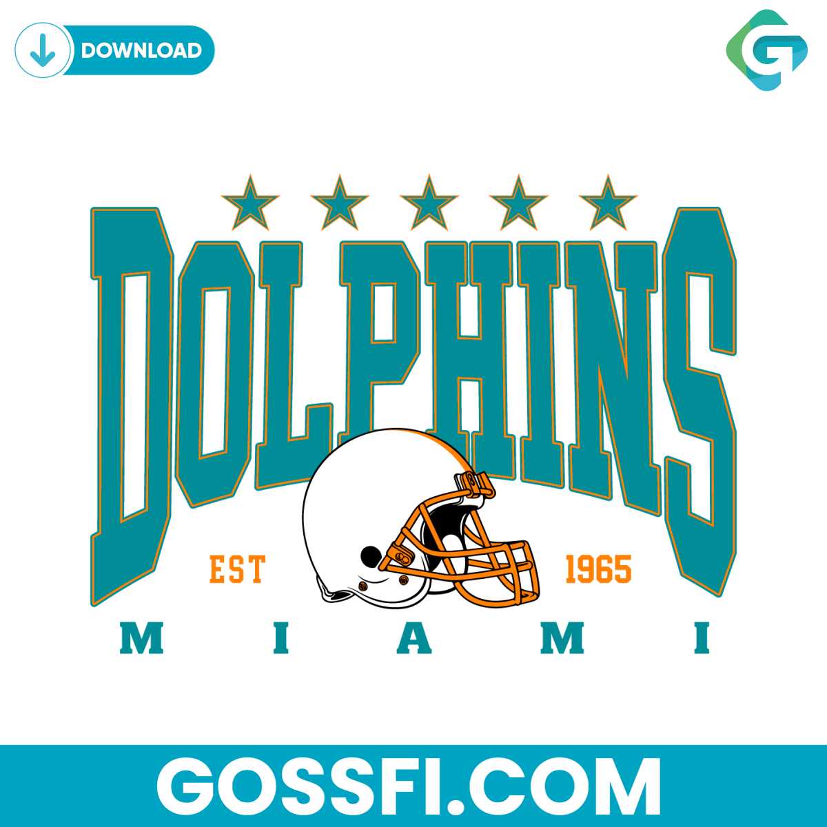 miami-dolphins-1965-helmet-stars-svg-digital-download