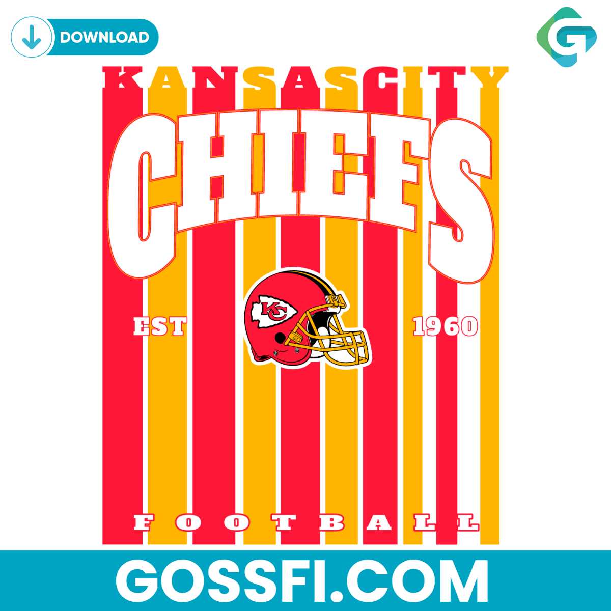 kansas-city-chiefs-1960-football-svg-digital-download