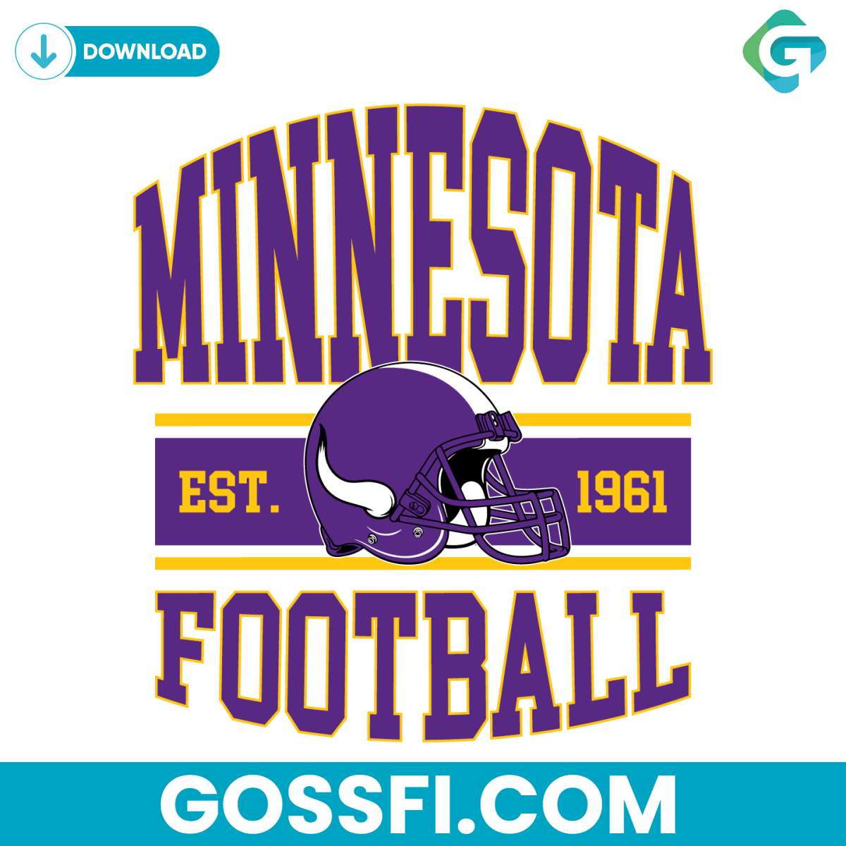 retro-minnesota-football-helmet-svg-digital-download