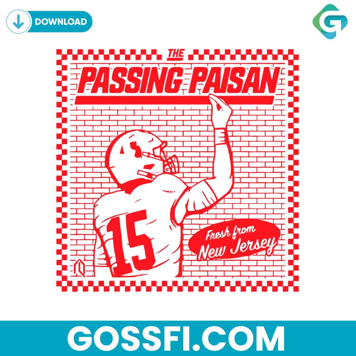 passing-paisan-tommy-devito-cutlets-giants-football-svg