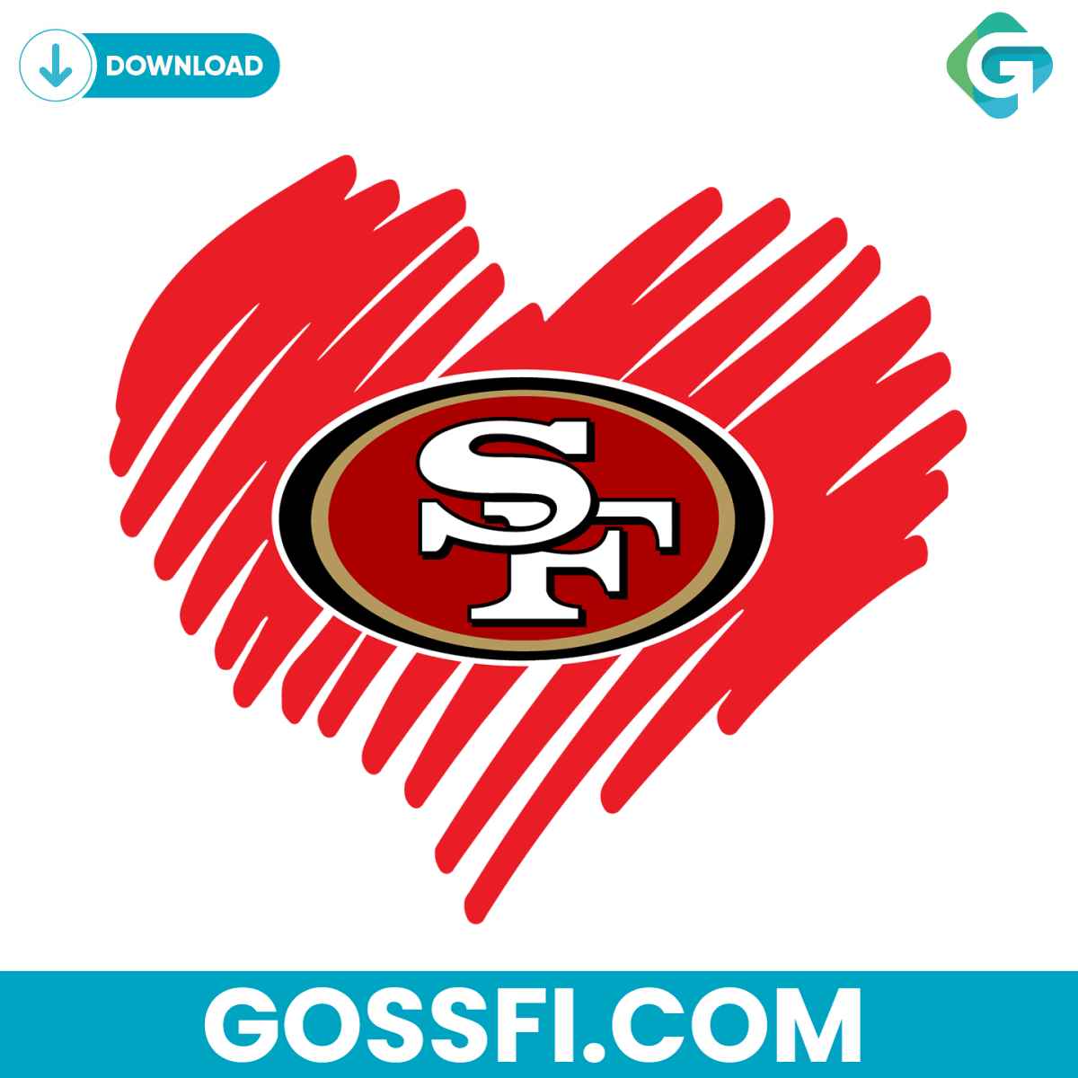 san-francisco-49ers-heart-svg-digital-download