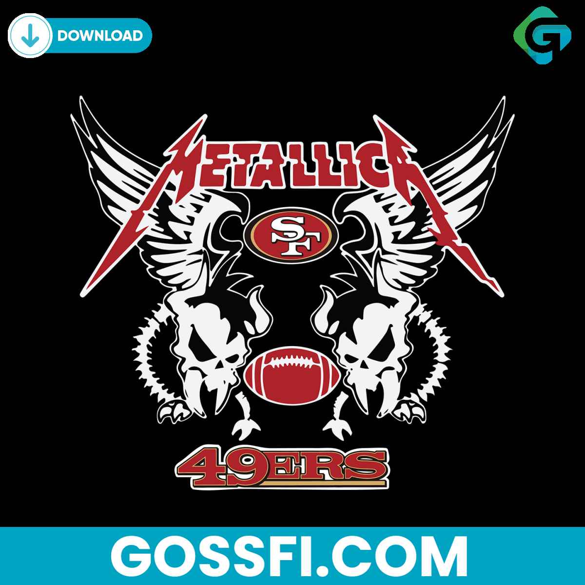 metallica-sf-49ers-svg-digital-download