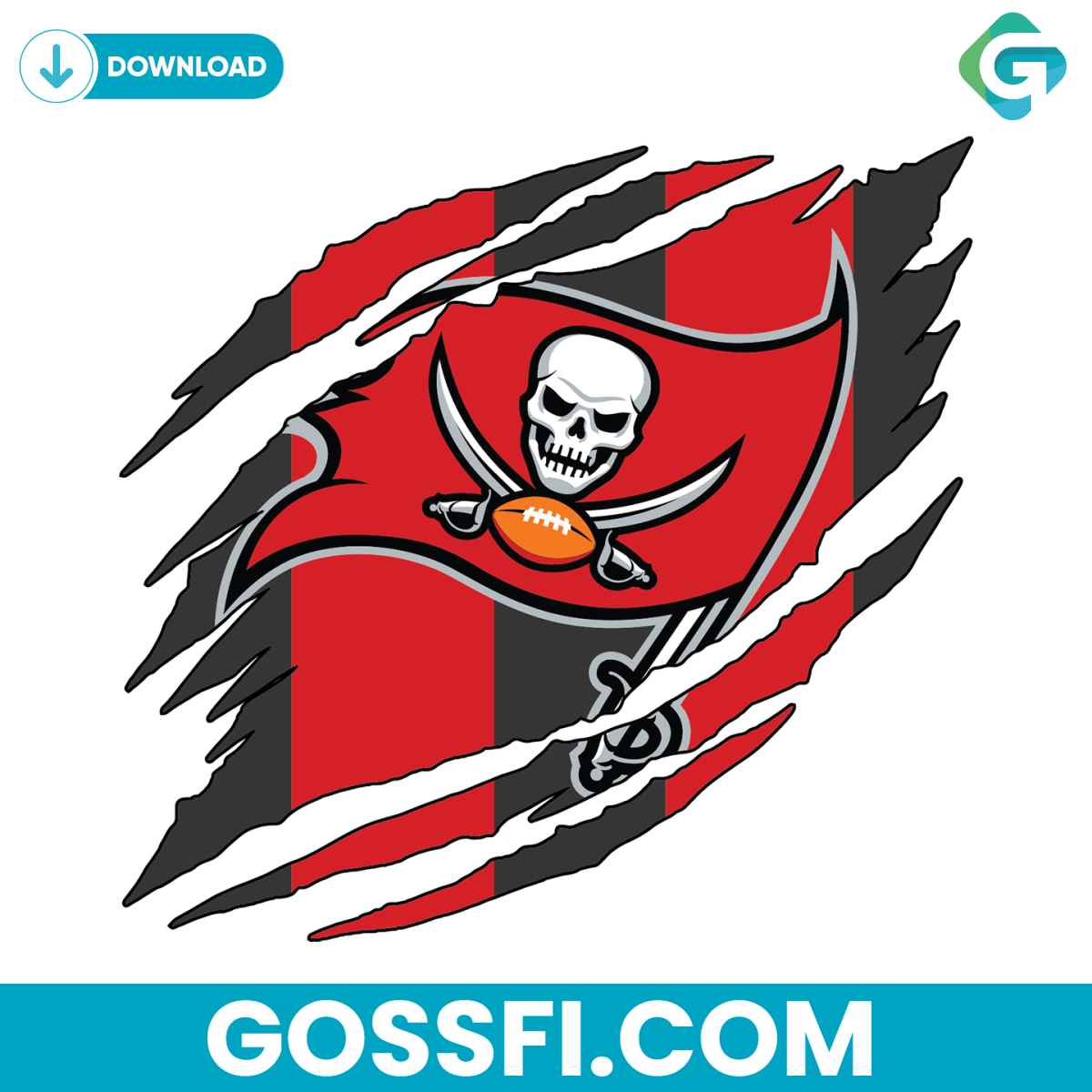 tampa-bay-buccaneers-torn-nfl-svg-digital-download