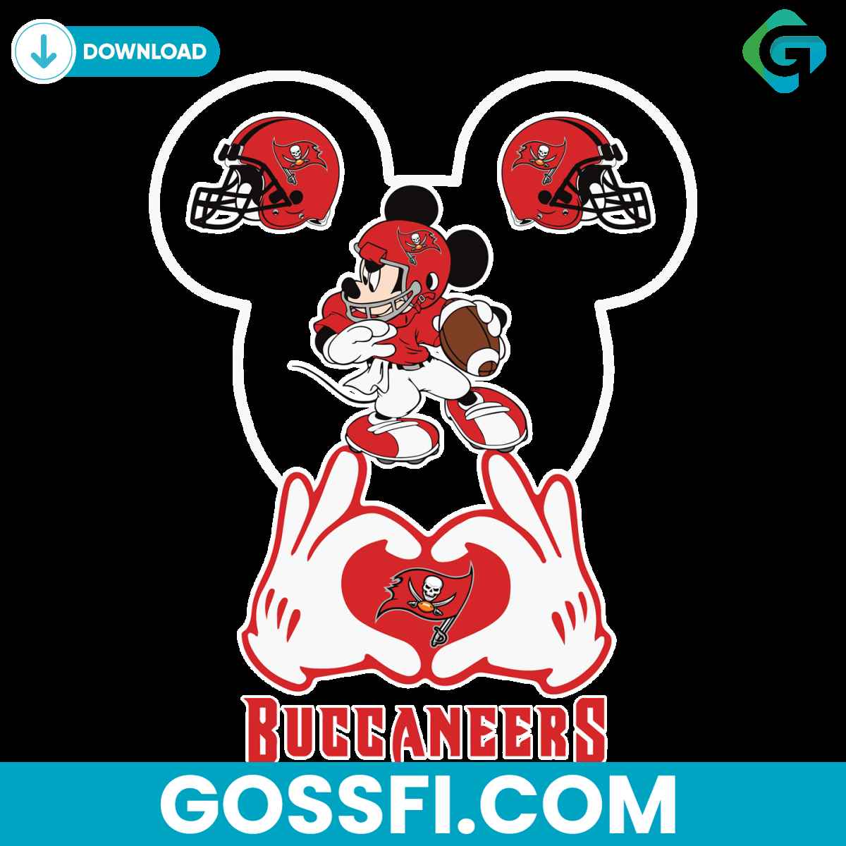 love-tampa-bay-buccaneers-mickey-mouse-svg