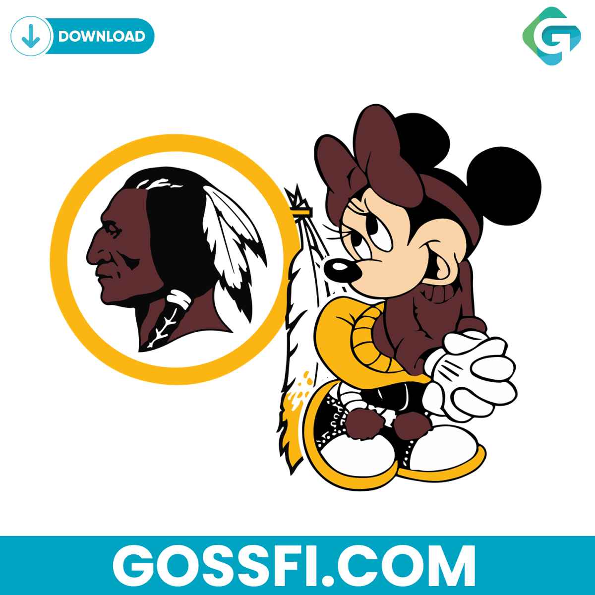 washington-football-team-minnie-svg