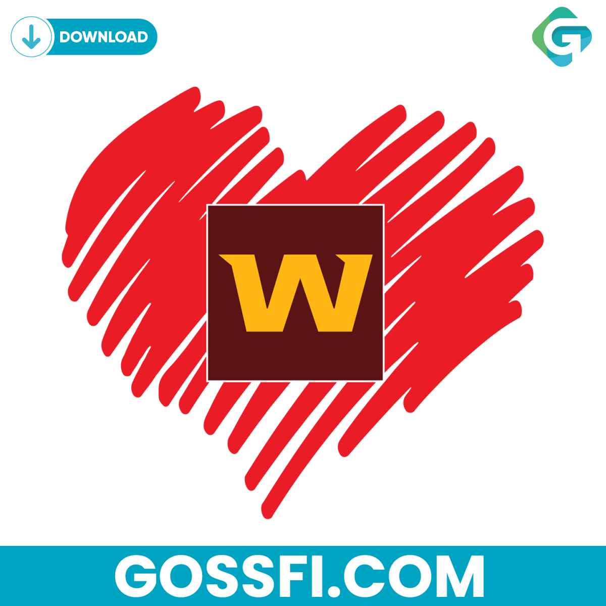 washington-football-team-heart-svg-digital-download