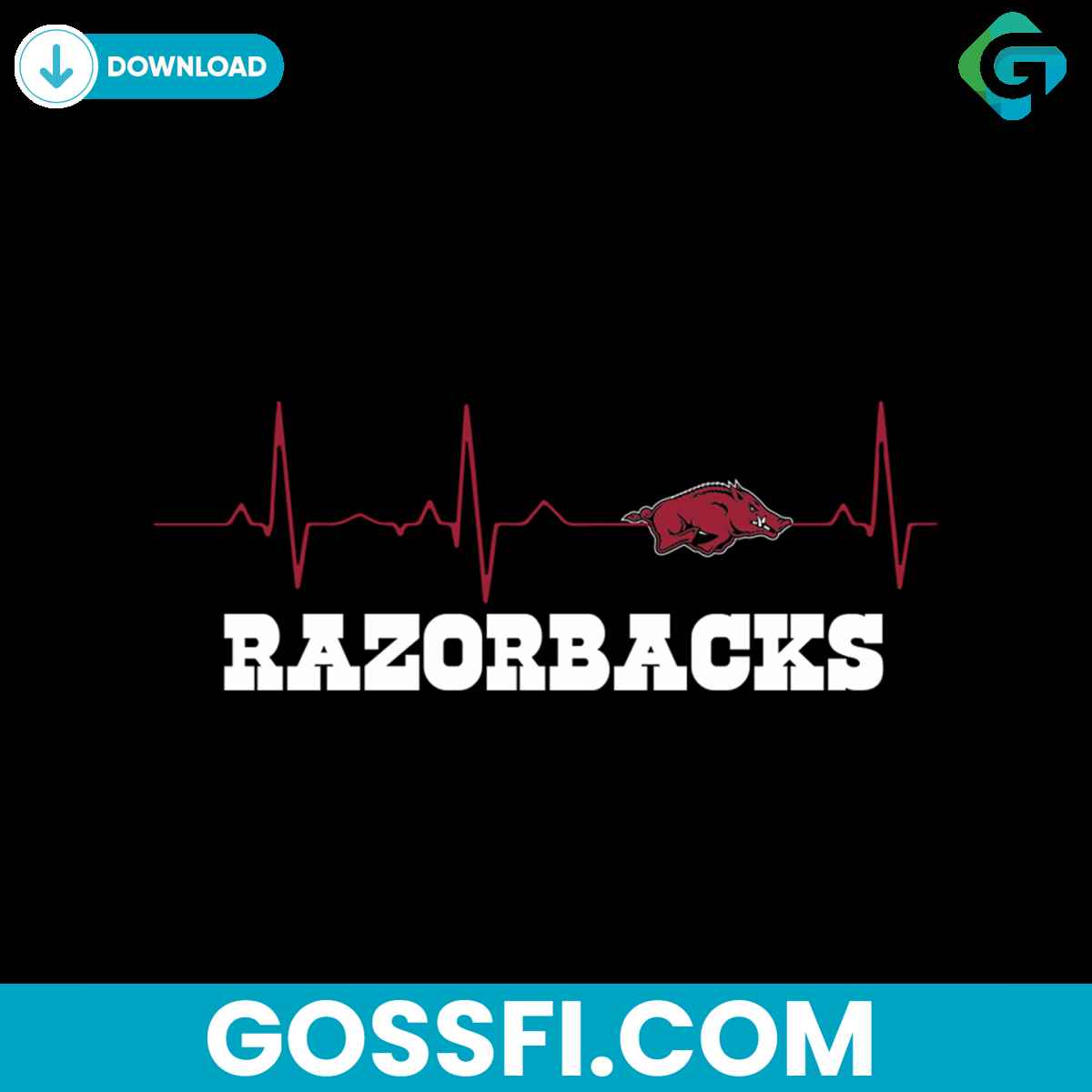 razorbacks-heartbeat-svg-digital-download