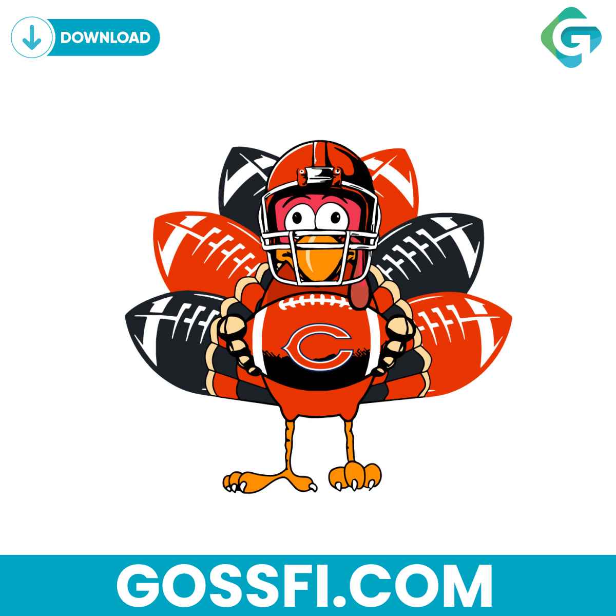 chicago-bears-turkey-svg-digital-download