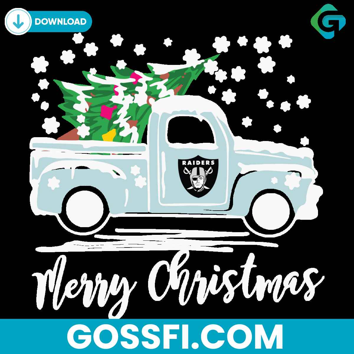 vintage-car-carrying-christmas-tree-las-vegas-raiders-svg