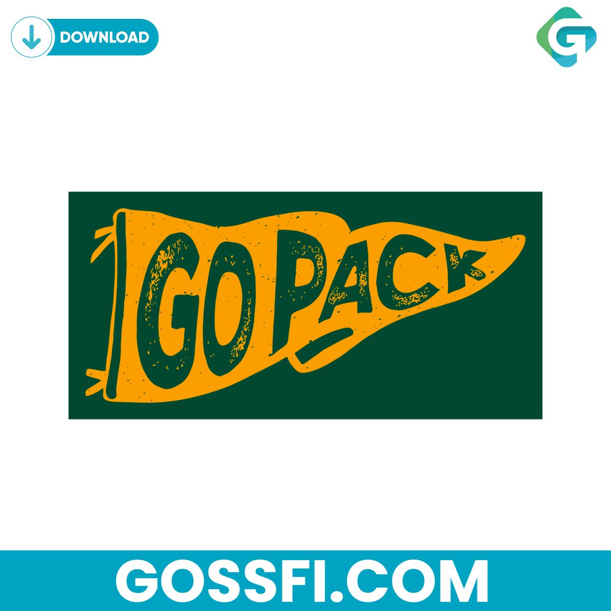 green-bay-football-go-pack-svg-cricut-digital-download