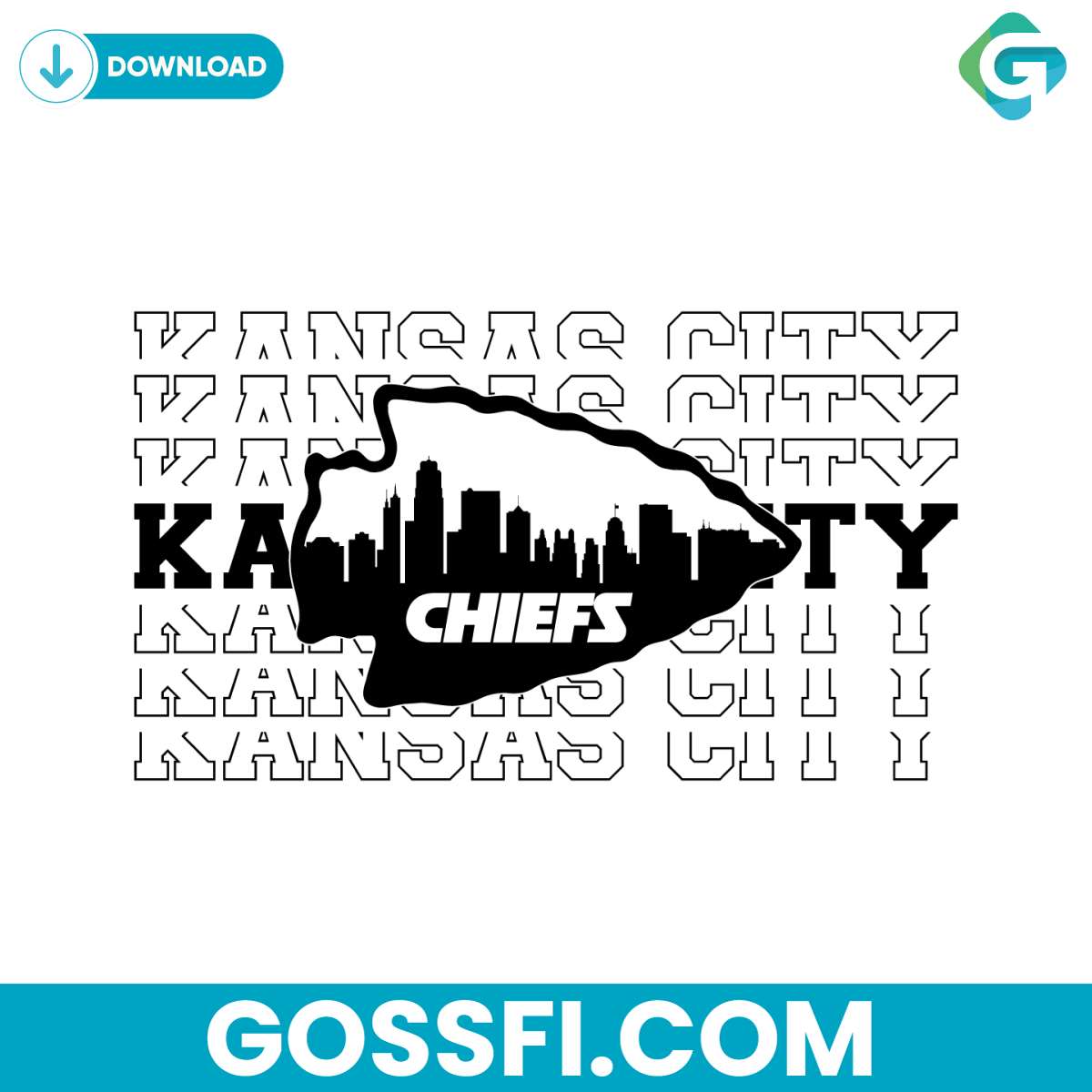 kansas-city-chiefs-logo-skyline-svg-digital-download