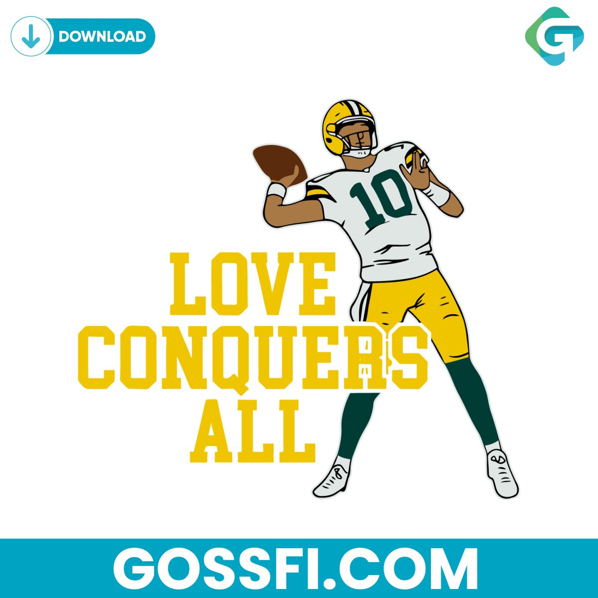 love-conquers-all-green-bay-packers-player-svg-digital-download