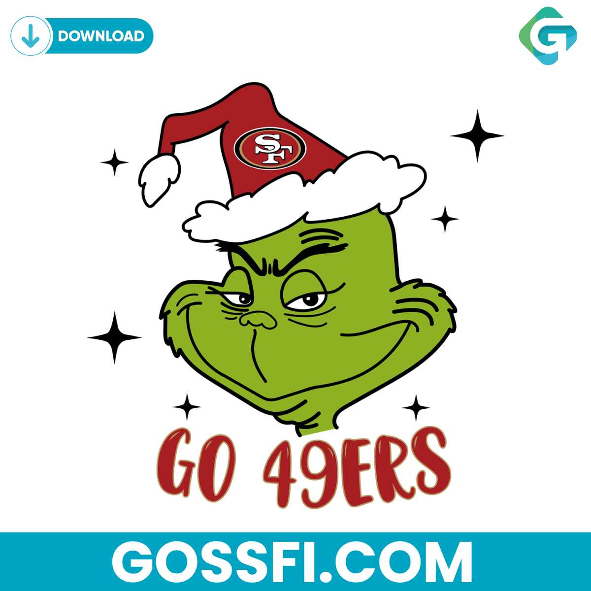 christmas-grinch-go-49ers-san-francisco-football-logo-svg