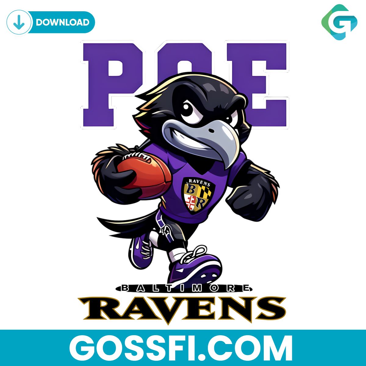 poe-mascot-baltimore-ravens-football-png