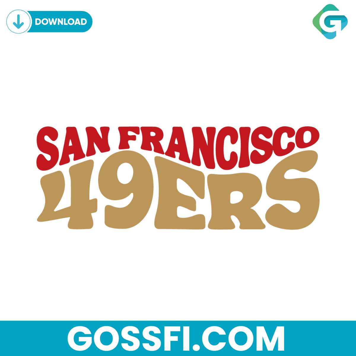 san-francisco-49ers-football-team-svg-digital-download