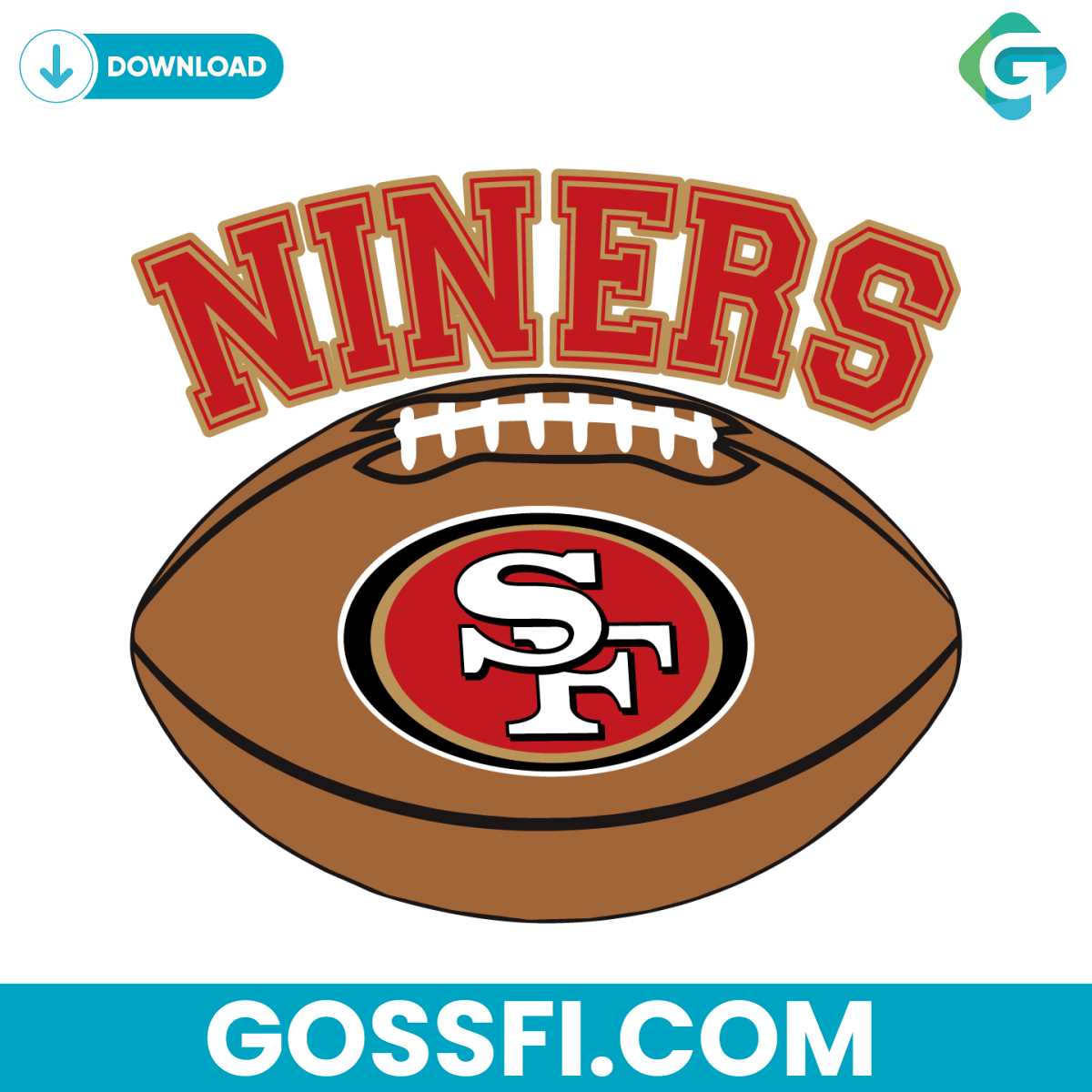 football-san-francisco-49ers-niners-svg-digital-download