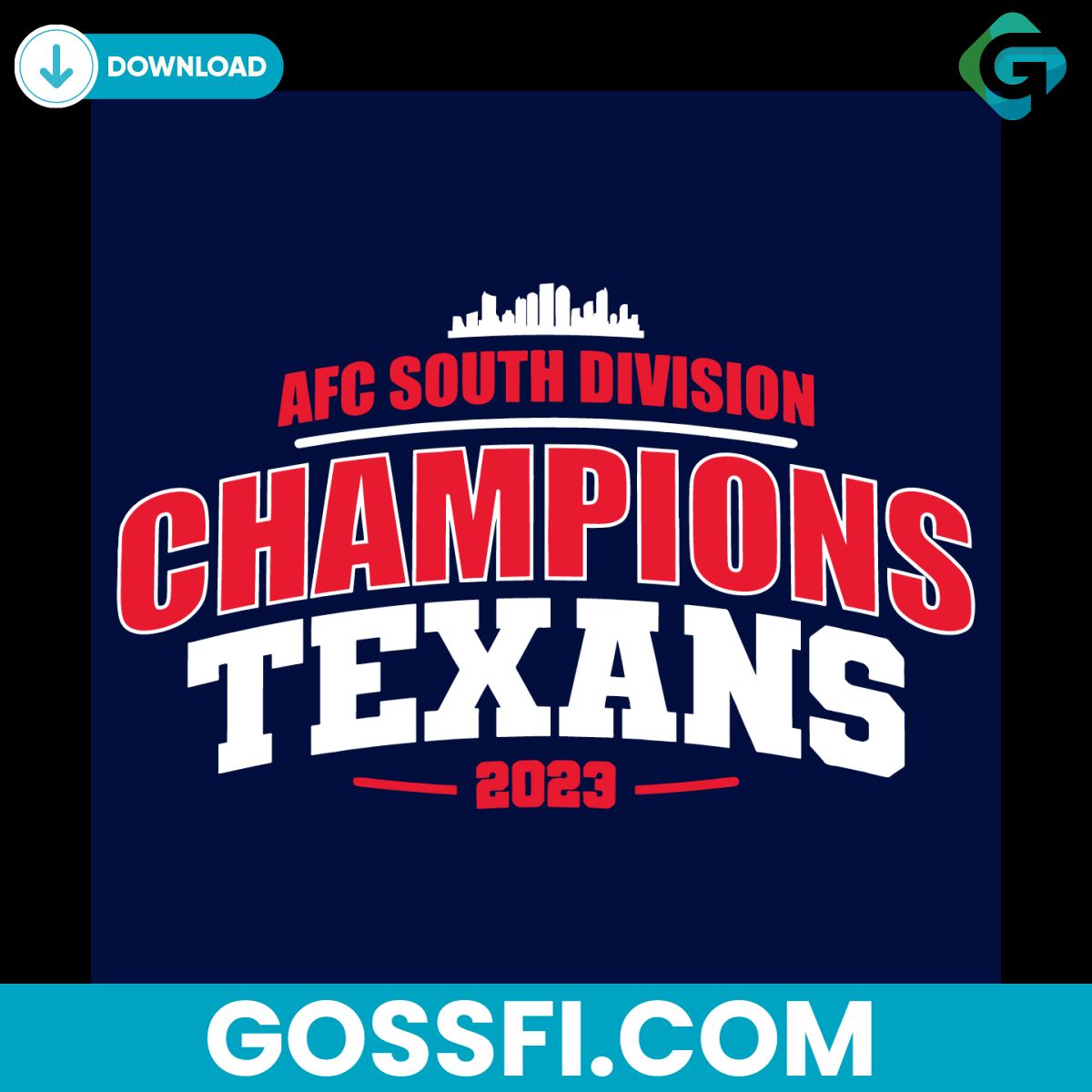 afc-south-division-champions-texans-2023-svg