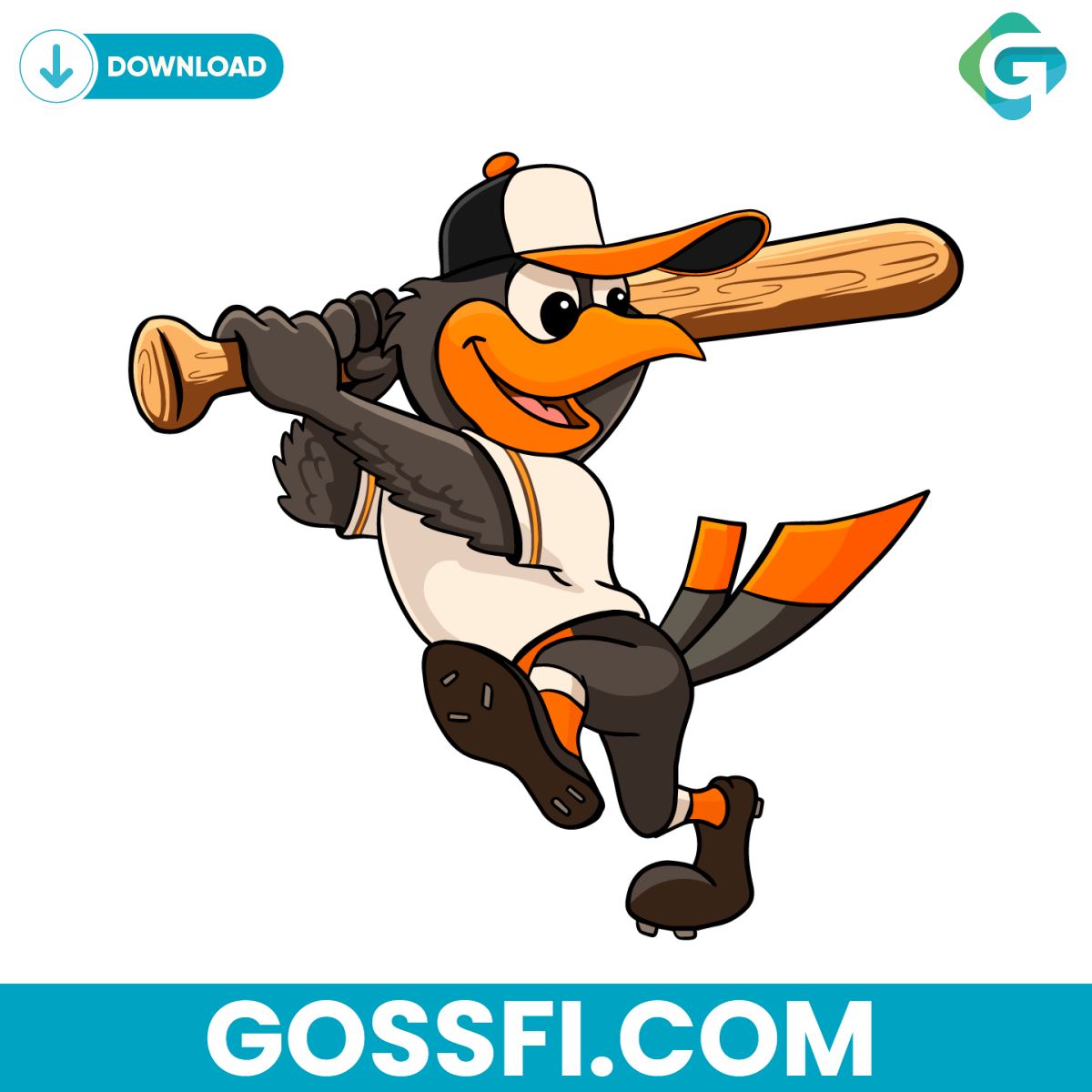 the-oriole-bird-mascot-baltimore-baseball-svg-digital-download