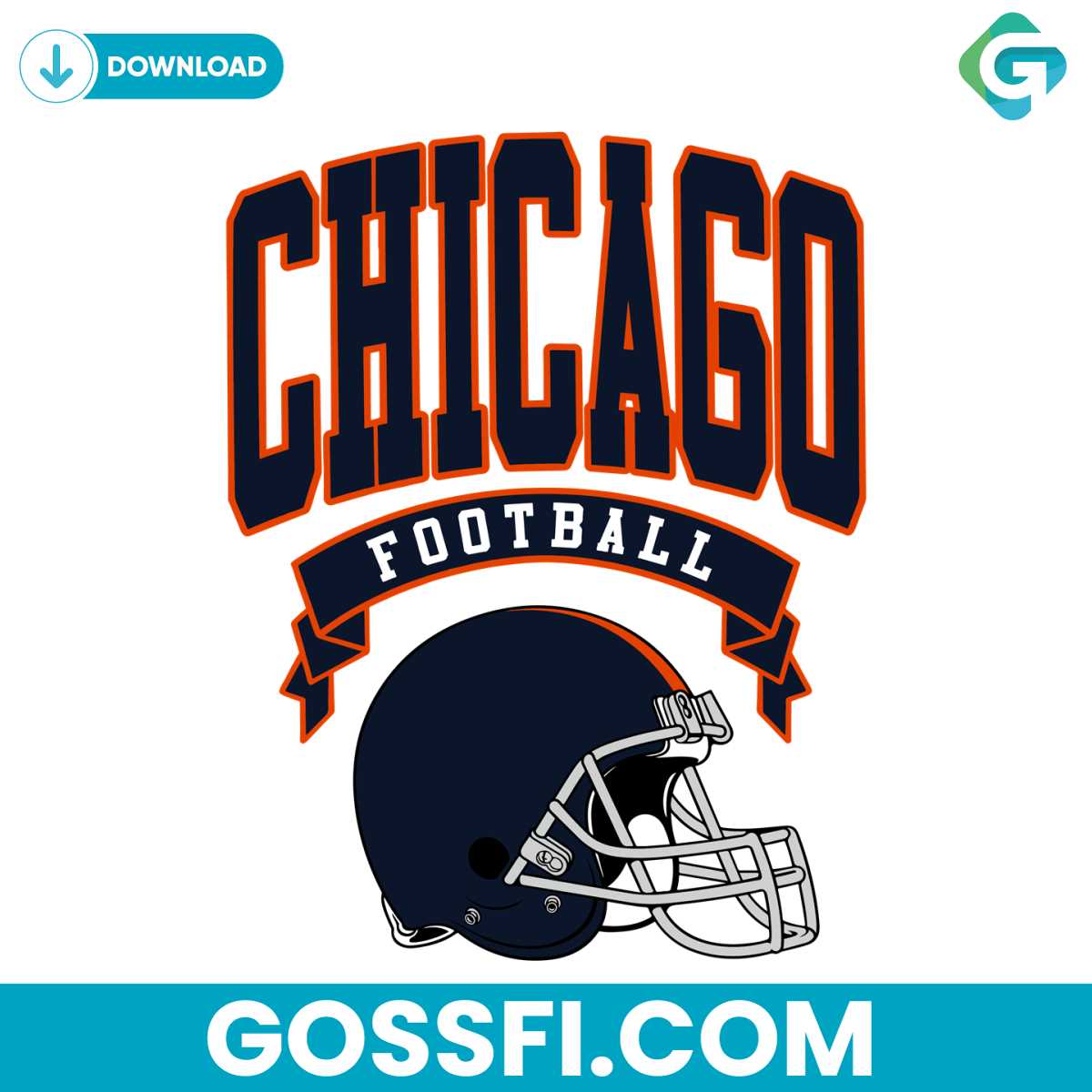 vintage-chicago-bears-football-helmet-svg