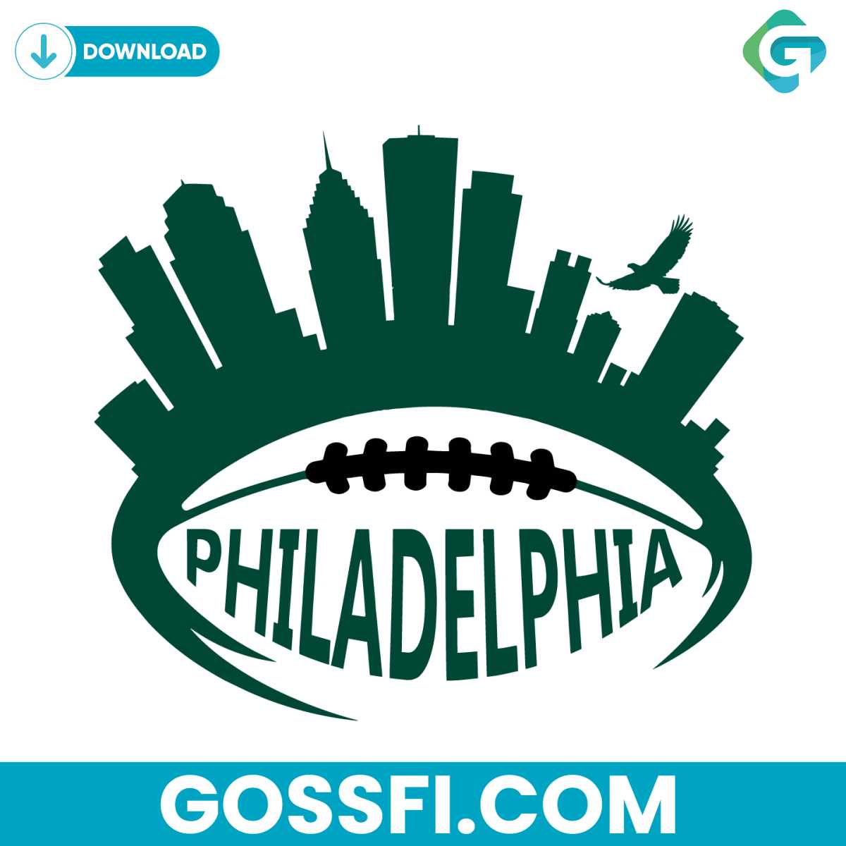 philadelphia-football-skyline-svg-digital-download