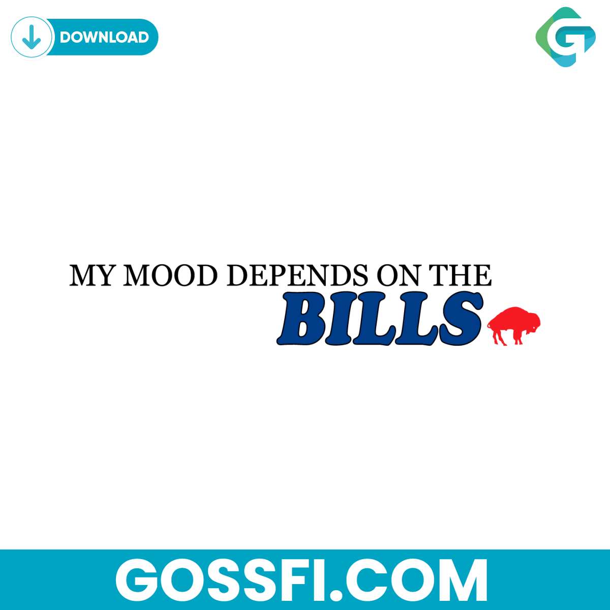 my-mood-depends-on-the-bills-buffalo-football-svg