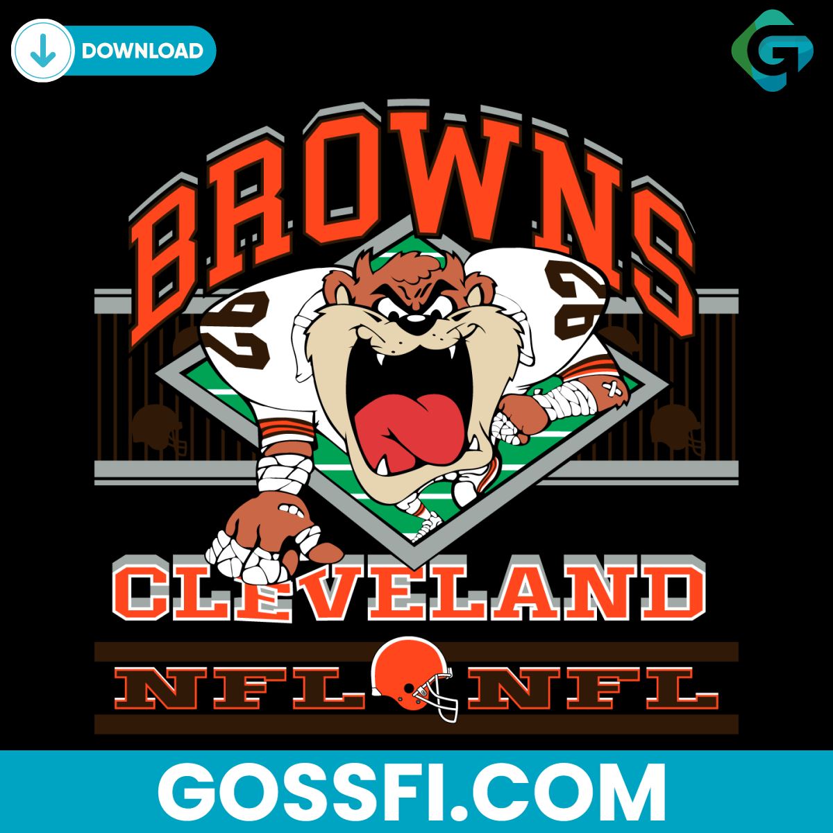 vintage-cleveland-browns-looney-tunes-nfl-svg