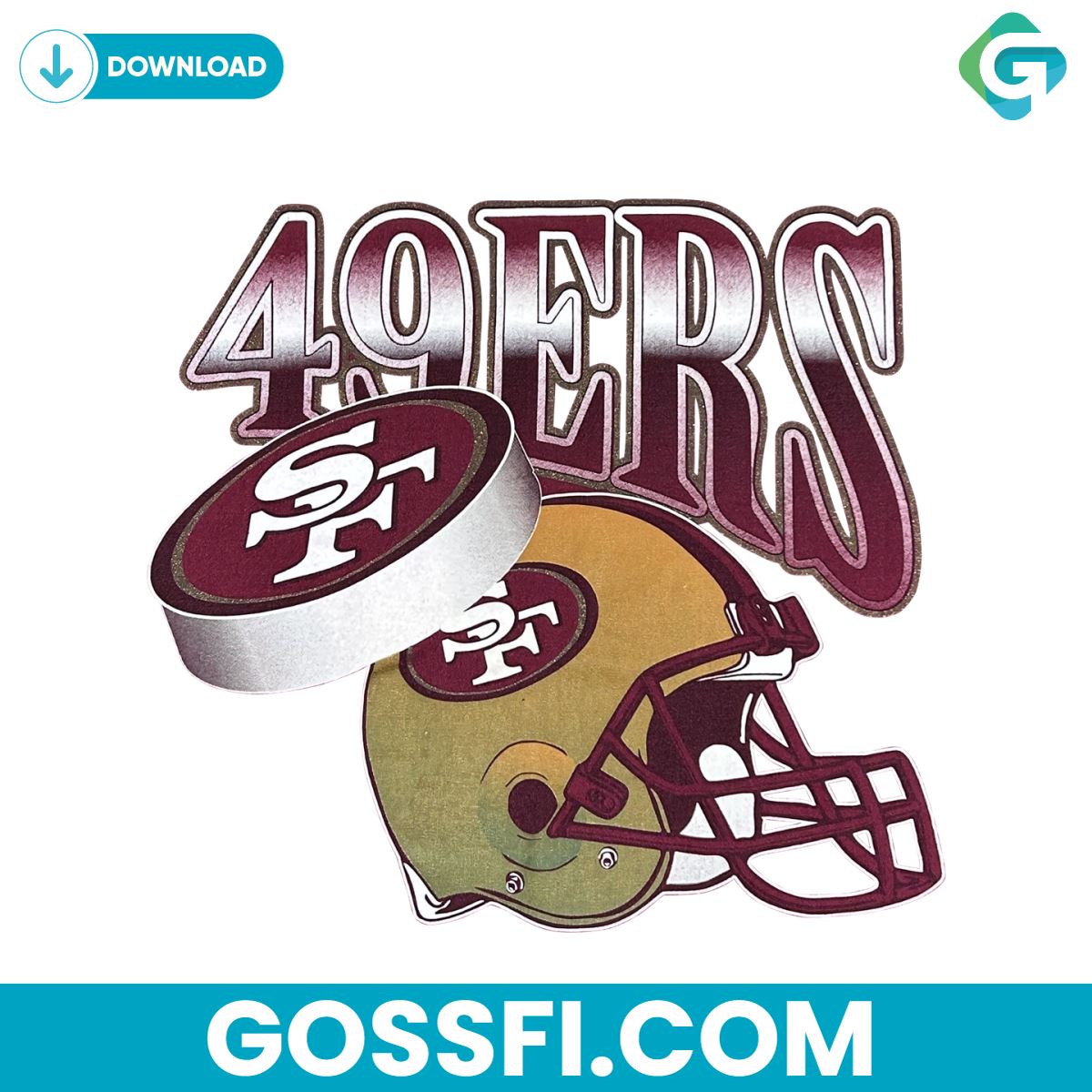 vintage-san-francisco-49ers-helmet-png